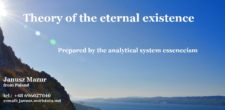 Theory of the eternal existence_website