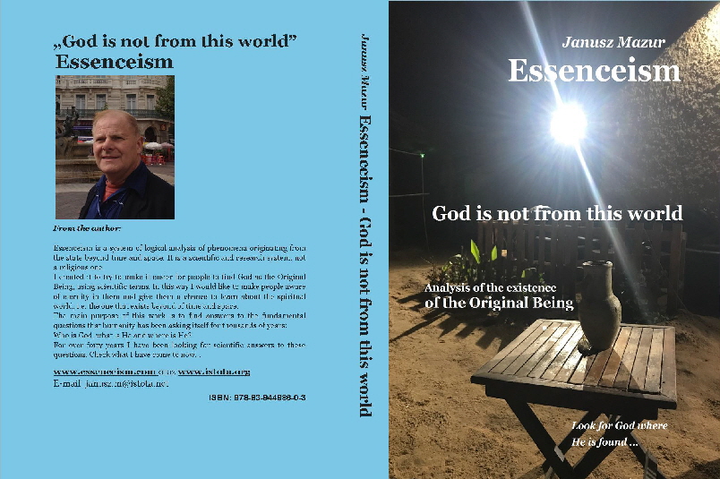 Cover Essenceism 1_God is not from this world_eng