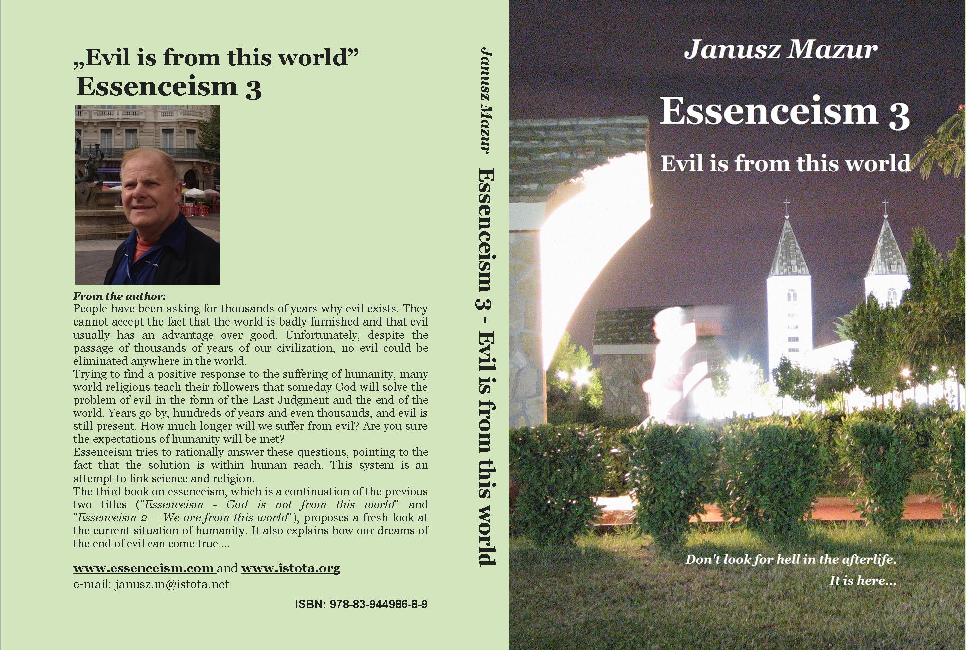 Cover Essenceism 3_Evil is from this world_eng Cover Essenceism 3_Evil is from this world_eng
