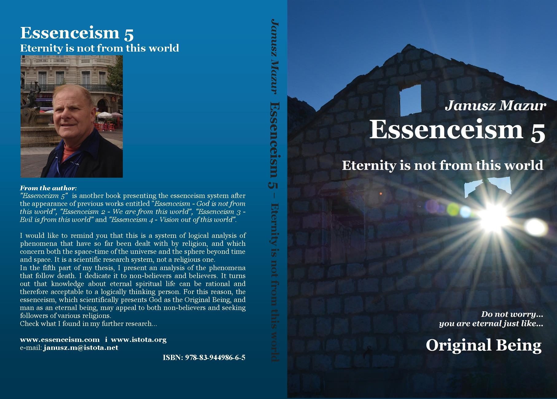 Cover Essenceism 5_Eternity is not from this world_eng Cover Essenceism 5_Eternity is not from this world_eng