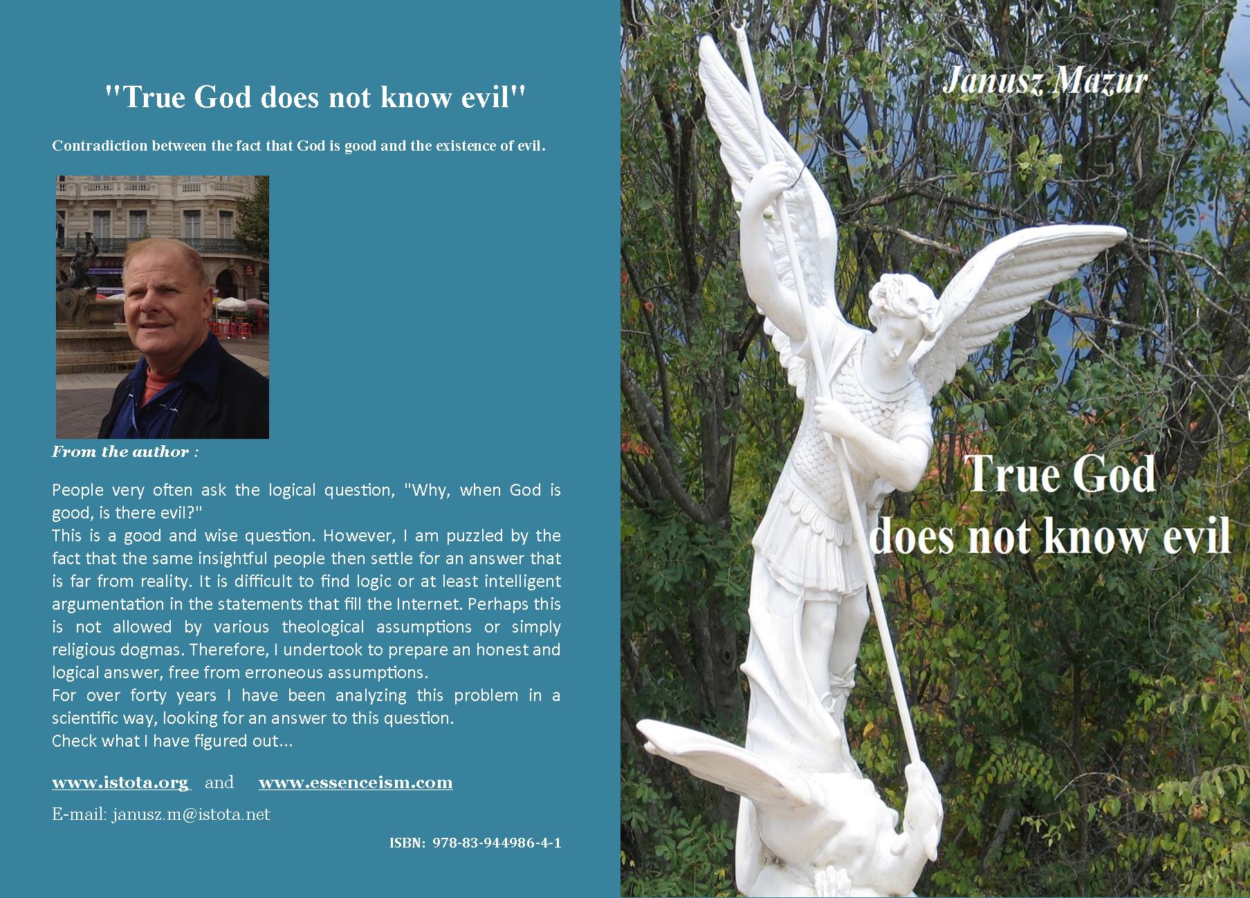 Cover True God does not know evil Cover True God does not know evil